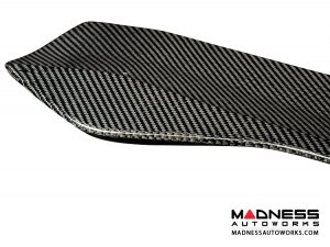 Alfa Romeo Giulia Front Spoiler - Carbon Fiber - QV Style - V2 - Feroce Carbon - Sport/ Ti/ Veloce